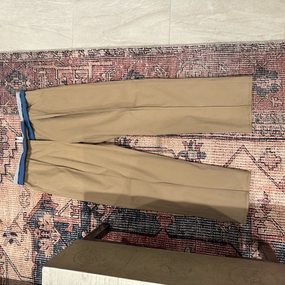 Rosie Assoulin Rolled Up Utility Stretch Pants – Khaki, Size 10 (NWT)